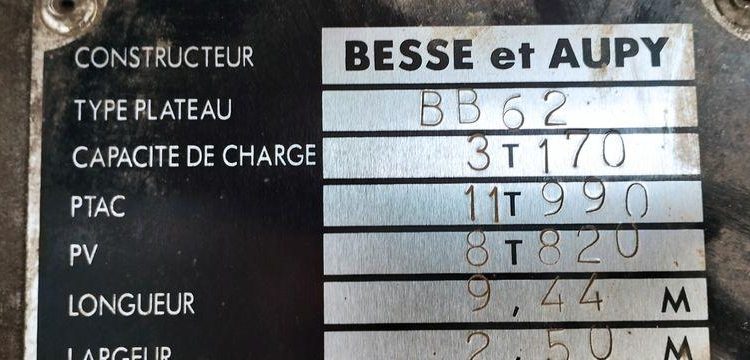 MERCEDES ATEGO PORTE VOITURE AVEC PANIER – DIESEL – PTAC : 12,34 TONNES – 380087 KMS BLANC GZ-644-NH
