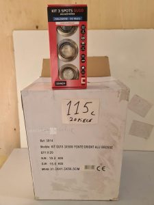 Autre Lot comprenant 2 accès d’angle série espace réf : 902VTC  , verre transparent pr  115