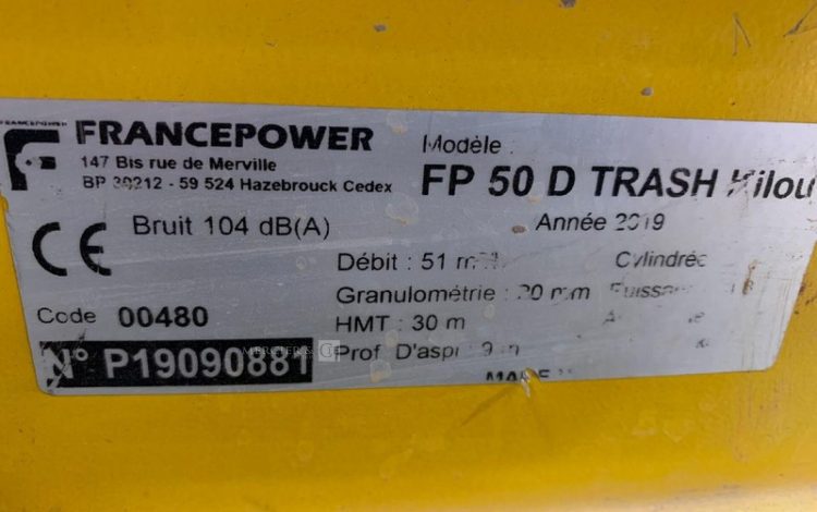 FRANCEPOWER FP50D TRASH  POM010128
