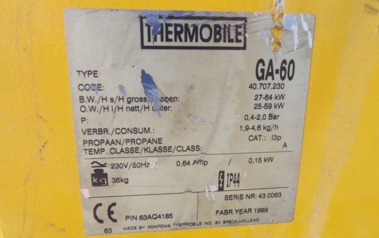 THERMOBILE GA-60  CHG004513