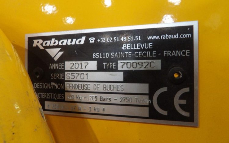 RABAUD 70092C  FEN010145