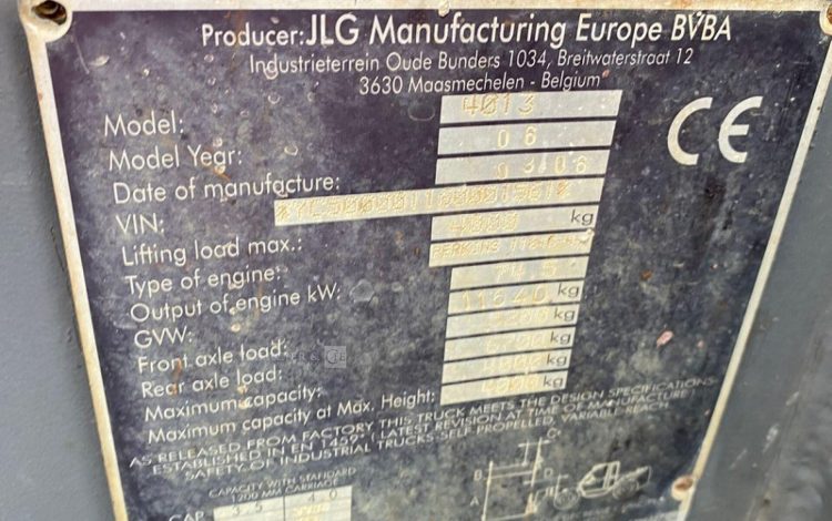 JLG 4013  6962