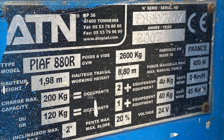 ATN 880R / MD09  8435