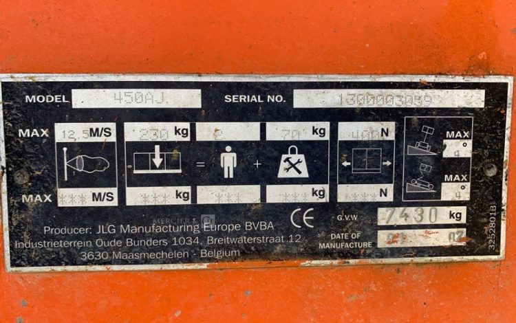 JLG 450 AJ II / BD6  7805