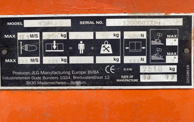 JLG 450 AJ II / BD16  7977