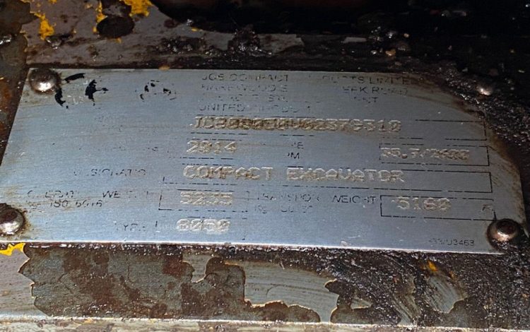 JCB 8050  H360G058