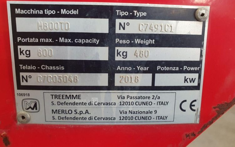 MERLO M800TD  26MAM42025