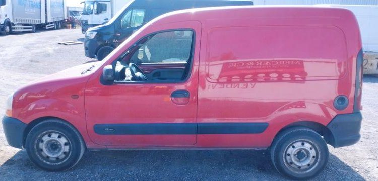 RENAULT KANGOO EXPRESS 1,2 16V 75 CV – ESSENCE – 140201 KMS – ANNEE 2003 BORDEAUX 2352VJ62
