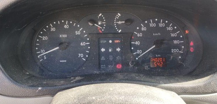 RENAULT KANGOO EXPRESS 1,2 16V 75 CV – ESSENCE – 140201 KMS – ANNEE 2003 BORDEAUX 2352VJ62