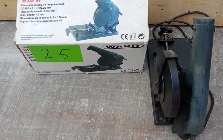 Autre Tronçonneuse 610W marque WAKH  25