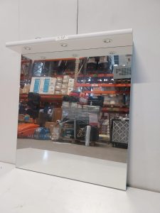 Autre Lot de 2 miroirs avec bandeau lumineux, marque SIBO, 100x110cm  284