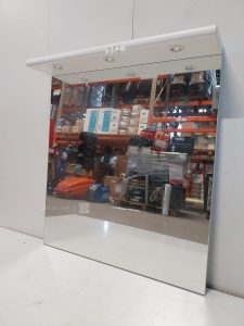 Autre Lot de 2 miroirs avec bandeau lumineux, marque SIBO, 100x110cm  285