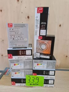 Autre Lot de 10 kit de spot encasté acier brossé led, 230V marque Perfectline  292