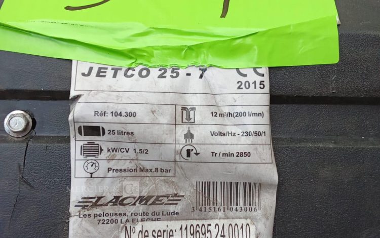 Autre Compresseur Jet CO 25-7 réf : 104.300  34