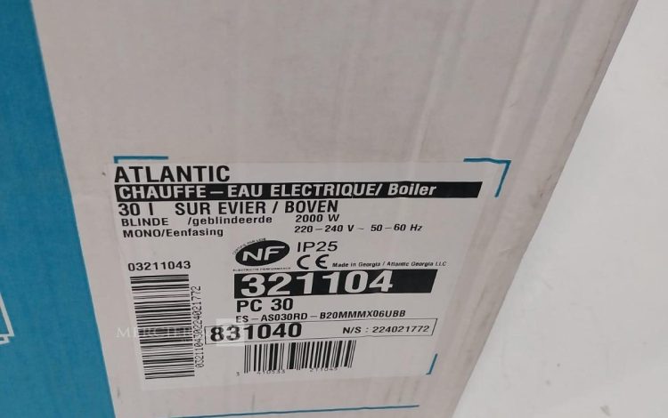 Autre Chauffe eau électrique sur évier de 30L de la marque ATLANTIC  304