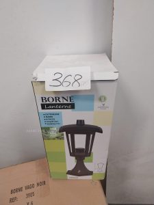 Autre Lot de 6 bornes lanterne extérieure, noire, 8 faces , culot E28  308