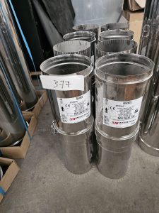 Autre Lot de 8 conduits de fumée métalliques de la marque Westa France Riginox  315