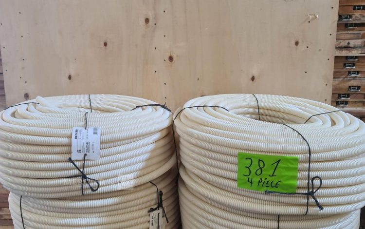 Autre Lot de 4 rouleaux de tubes annelés et à double paroi dn 16x100m marque HEGLER  319