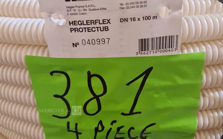 Autre Lot de 4 rouleaux de tubes annelés et à double paroi dn 16x100m marque HEGLER  319