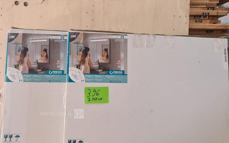 Autre Lot de 2 miroirs led de 100 x70 cm marque EDEL  332