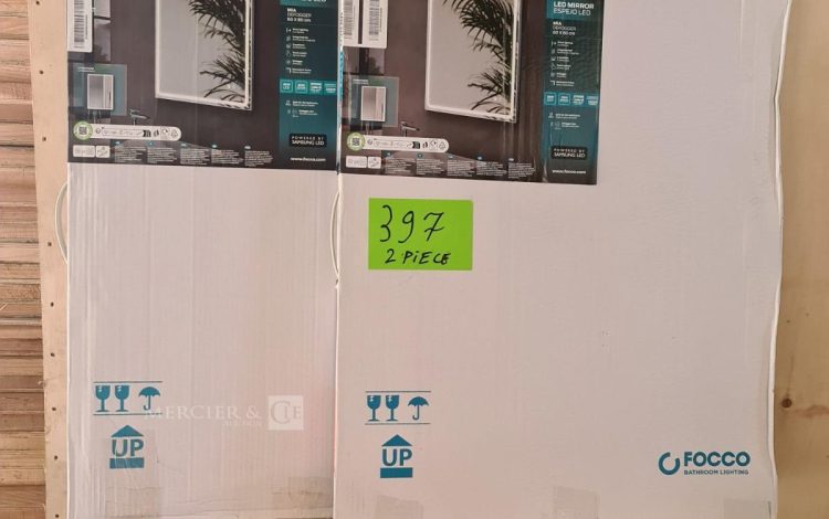 Autre Lotde 2 miroirs led de 60x80cm marque FOCCO  333