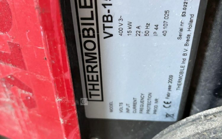 Autre Lot de deux chauffages mobiles THERMOBILE VTB 1500, non testés  336