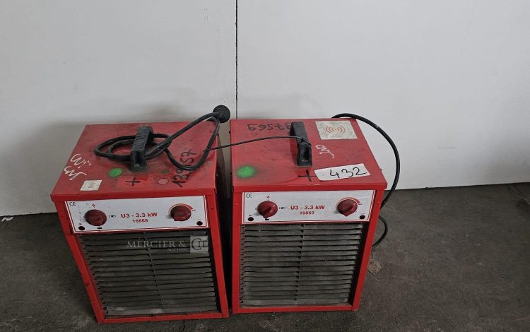 Autre Lot de deux radiateurs électriques  355