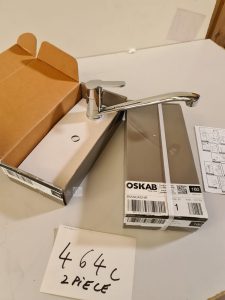 autre Lot de 2 mitigeurs pour salle de bain , couleur chromé  412