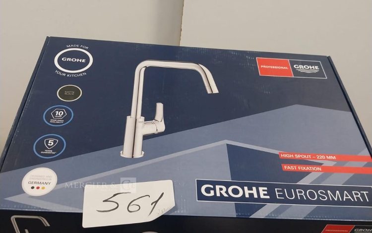Autre Lot de 2 mitigeurs pour cuisine bec haut Grohe Eurosmart  390