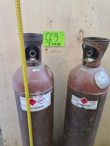 Autre Lot de 2 bouteilles acétylène ,les bouteilles sont remplis  396