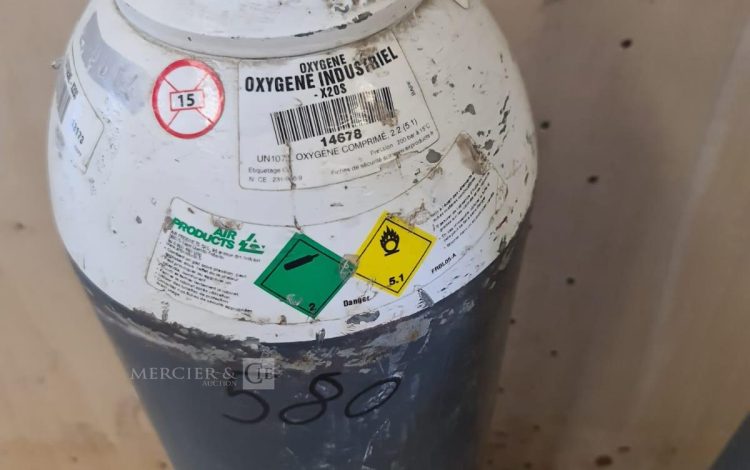Autre Lot de 2 bouteilles à oxygène industriel X20S, les bouteilles sont remplis  404