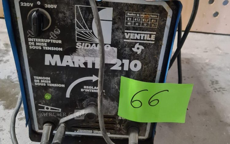 Autre Poste à souder Marton 210 , Sidamo , marque VENTILE  66