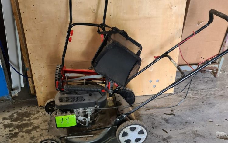 Autre lot d’une Tondeuse tracté et une tondeuse manuelle  71