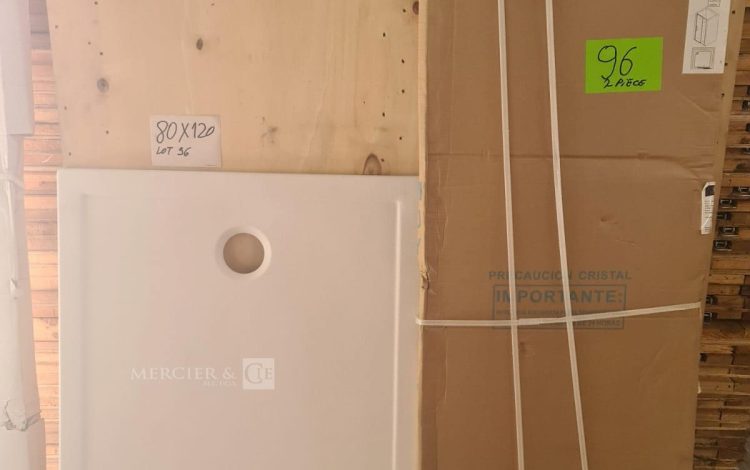 Autre Lot comprenant 1 porte de douche verre transparent 6mm , extension de 114à120 cm  95