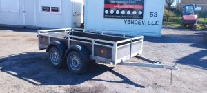 WEYTENS REMORQUE WEYTENS 2 ESSIEUX – 750KG  AM-116-RW