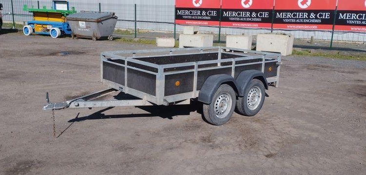 WEYTENS REMORQUE WEYTENS 2 ESSIEUX – 750KG  AM-116-RW