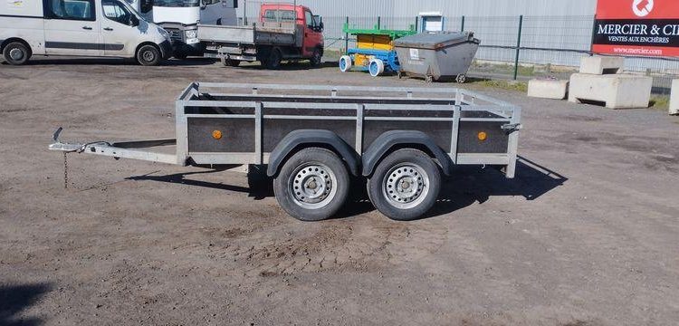 WEYTENS REMORQUE WEYTENS 2 ESSIEUX – 750KG  AM-116-RW