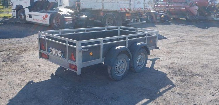 WEYTENS REMORQUE WEYTENS 2 ESSIEUX – 750KG  AM-116-RW