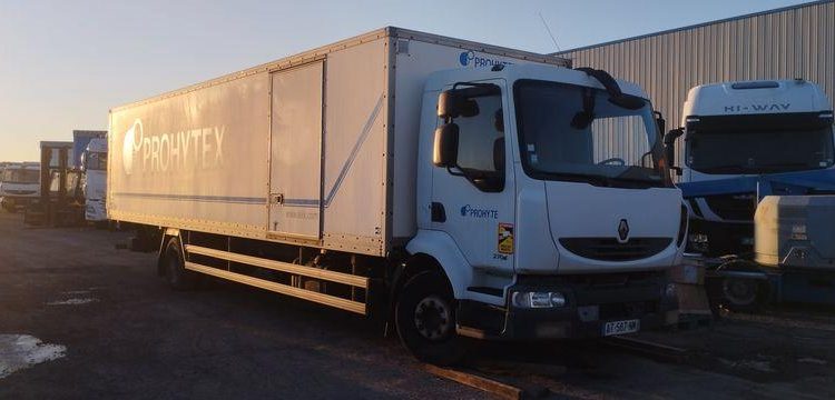 RENAULT PORTEUR MIDLUM 270 DXI AVEC HAYON D’HOLLANDIA – NON ROULANT – AN 2010 BLANC AT-587-NM