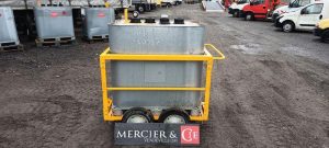 CUVE 700L SUR CHARIOT ROULANT  CUV997