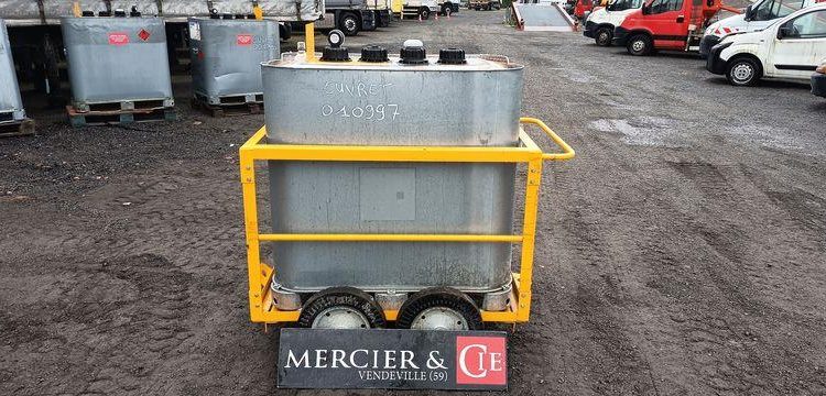 CUVE 700L SUR CHARIOT ROULANT  CUV997