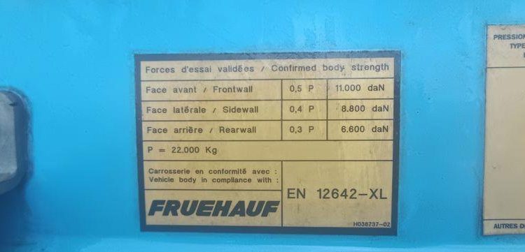 FRUEHAUF SEMI REMORQUE CITY  DH-930-KC