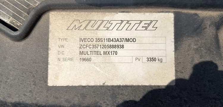 MULTITEL DAILY AVEC NACELLE MULTITEL 160ALU 16M  DK-692-KX