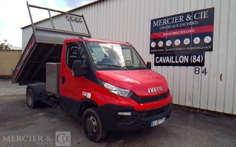 IVECO 35C13 BENNE SIMPLE CABINE COFFRE  EE-327-CS