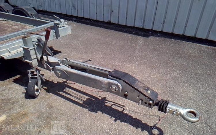 HUBIERE REMORQUE PORTE ENGIN 2 ESSIEUX PTAC 3.5T ALU EJ-880-BP
