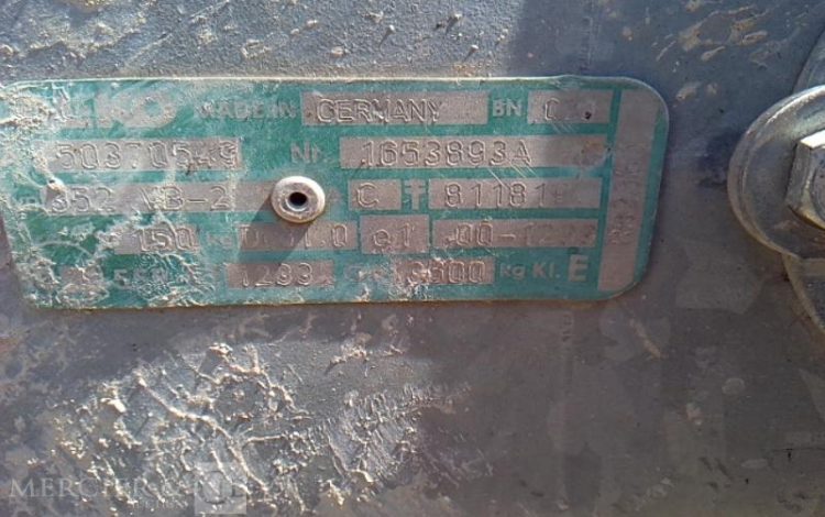HUBIERE REMORQUE PORTE ENGIN 2 ESSIEUX PTAC 3.5T ALU EJ-880-BP