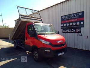IVECO 35-120 BENNE SIMPLE CABINE COFFRE ROUGE ES-132-SF