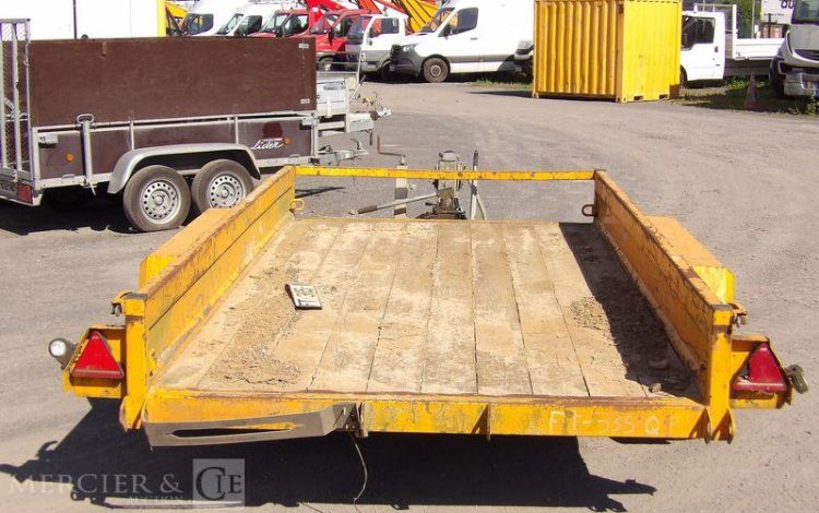 GOURDON REMORQUE PORTE ENGIN 2 ESSIEUX – PTAC 3,5 TONNES – ANNEE 2020  FT-365-QP