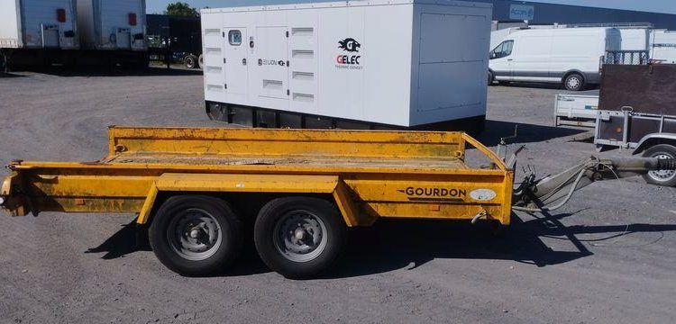 GOURDON REMORQUE PORTE ENGIN 2 ESSIEUX – PTAC 3,5 TONNES – ANNEE 2020  FT-365-QP