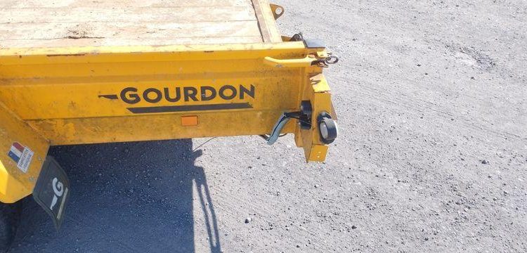 GOURDON REMORQUE PORTE ENGIN 2 ESSIEUX – PTAC 3,5 TONNES – ANNEE 2020  FT-365-QP